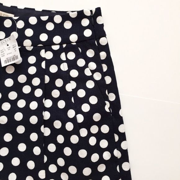 J. Crew Factory Polka Dot Short NEW - Picture 2 of 4